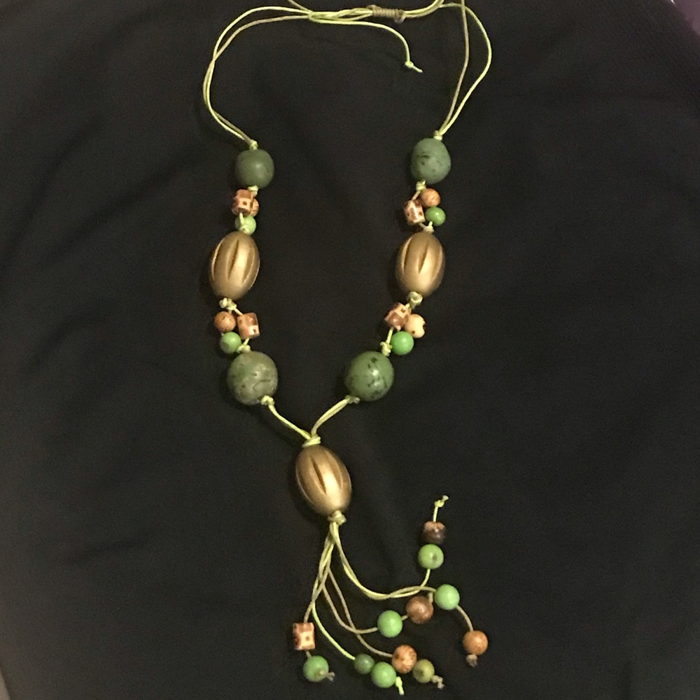 Adjustable necklace and earrings